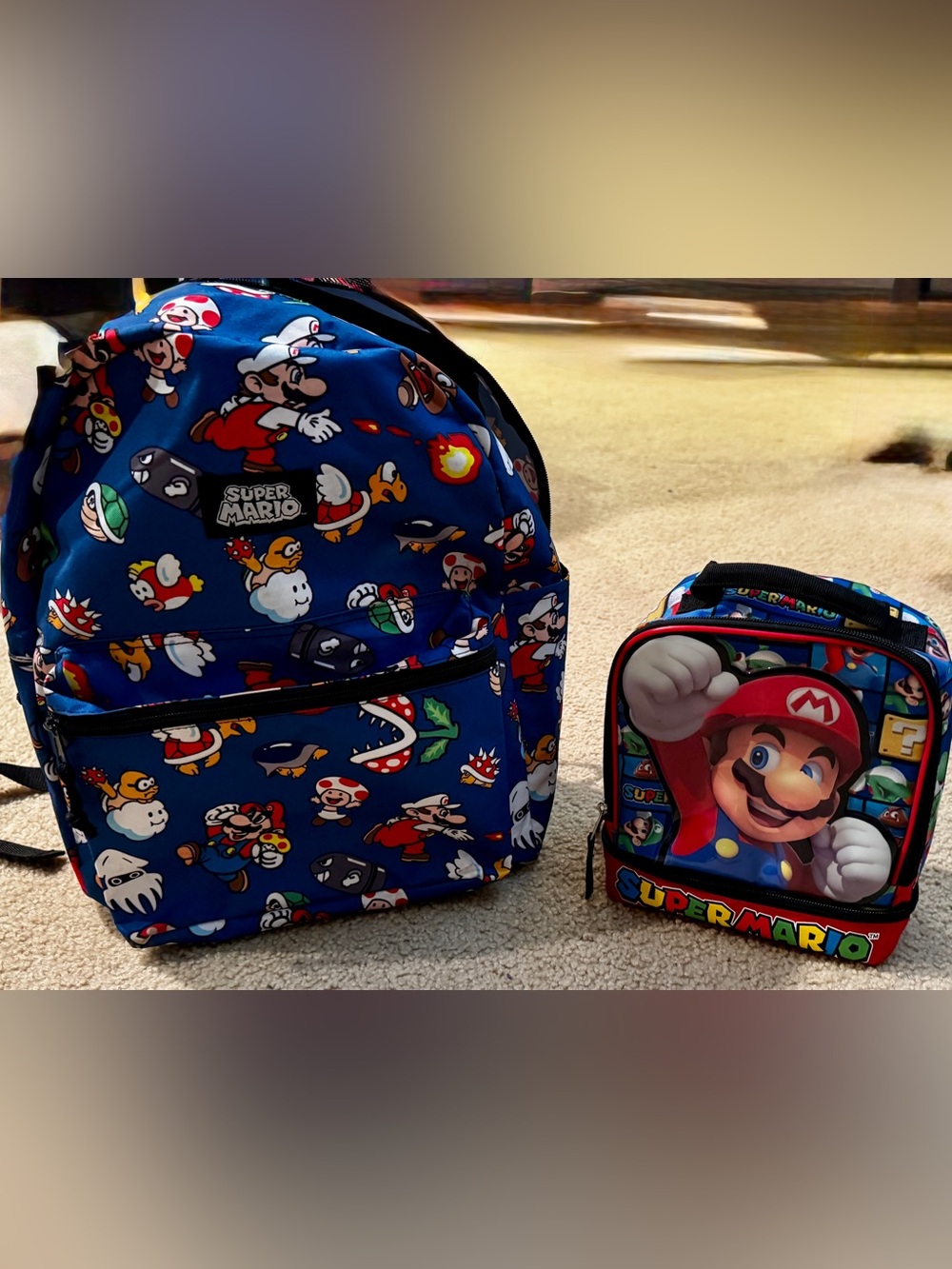 Super Mario Lunch & Backpack - Picture 13 of 13